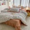 2026 Nuevo Estilo Funda de Cama de Algodón Acolchado Juego de Cuatro Piezas