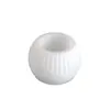 Amapola DIY Yeso Aromaterapia Maceta Vertical Rayas Creativas Nórdicas Maceta de Flores Ins Estilo Minimalista Taza Velas Molde de Silicona