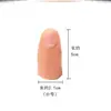 Funda Protectora Especial Dedo Medio Falso Suave Duro Nuevo Dedo Roto Dedo Mágico Silicona Punta de Dedo Falsa Dedal Belleza Simulación