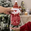 Decoraciones Navideñas Haobei Nueva Bolsa de Manzana Tejida Bolsa de Manzana para Personas Mayores Bolsa de Regalo Navideño Bolsa de Regalo de Muñeco de Nieve