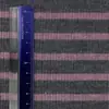 Tiras Coloridas Caneladas Tr Francesas 260g Textura Contrastante Tiras Vazadas Tecido de Viscose Camiseta para Casa Tecido para Saia Casual