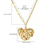 Nueva cadena de clavícula de hadas en forma de U de Amazon, collar chapado en oro de 18 quilates para mujer, estilo minimalista europeo y americano