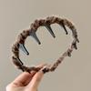 Aro para el pelo plegable de perlas para mujer, nuevo estilo, diadema de viaje para el pelo, retráctil, para viaje, para sellar el pelo suelto, paquete especial para lavarse la cara