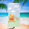 Toalla de Playa de Dibujos Animados de Winnie the Pooh para Nadar en el Mar, Toalla de Baño de Dibujos Animados de Secado Rápido y Absorbente, Linda y Personalizada Especial para Bañarse