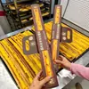 Caja Súper Larga para Tartaletas de Huevo de Influencer de 60 cm Caja de Empaque Súper Larga para Tartaletas de Huevo Portatarjetas de Mano para Tartaletas de Huevo Portuguesas Caja de Papel de Empaque para Horneado