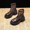Botines Estilo Martin con Calados para Mujer, Botines Cortos de Verano, Ultraligeros y Cómodos, Nuevo Modelo 2025, Botines de Malla Transpirable con Suela Gruesa, Botines de Malla que Aumentan la Altura