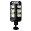 Luz solar exterior para jardín de villa, pasillo, lámpara de pared con sensor de movimiento, iluminación LED impermeable para patio, farola pequeña