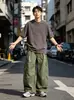 Calças de Sarja de Algodão Puro Estilo Hong Kong para Homens, Novas Calças Casuais Largas para Uso Externo de Verão para Mulheres