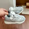 Zapatos para Niños Zapatos Deportivos para Niñas 2026 Otoño Nuevas Llegadas Zapatos Casuales Plateados para Niños Niña Dibujos Animados Princesa Zapatos de Argán