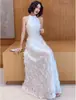 Vestido blanco entallado a la cintura para mujer, lujo ligero, elegante, adelgazante, ajustado, con tirantes, plisado, abertura, vestido largo para verano