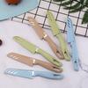 Cuchillo para fruta color caramelo acero inoxidable pelador de melón y fruta cuchillo de cocina portátil utensilio de cocina cuchillo de color nórdico