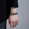 Pulseira de Bambu Estilo Tradicional, Novo Estilo Chinês, Pulseira Empilhável Unisex com Fivela de Paz, Joia de Nicho de Alto Padrão para Casais