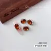 Decorações K9 para nail art, cor de caramelo, fundo aberto, empilháveis, outono/inverno, estilo Melard, quadrado robusto, formato de ovo de pombo, bolinhas de strass feitas à mão para decoração de unhas