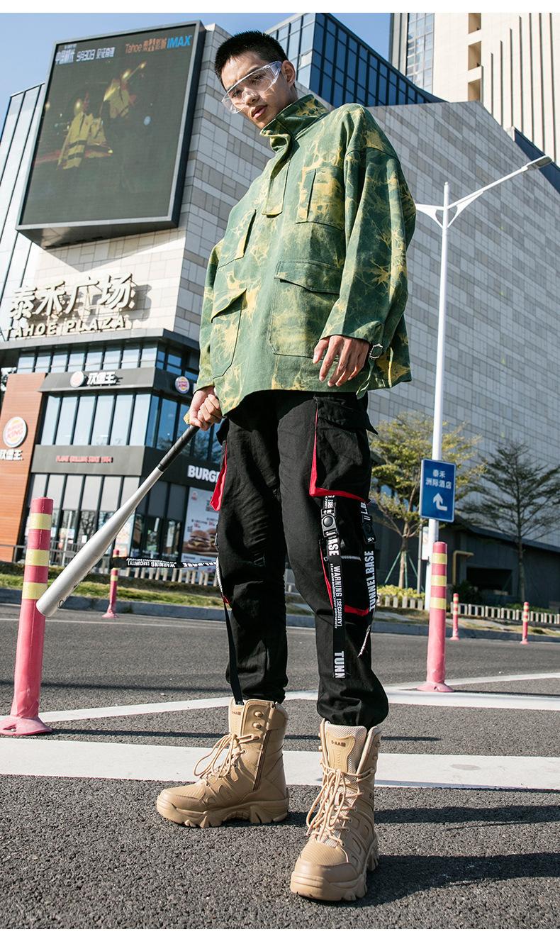 战术高帮军靴大码