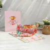 Nueva Tarjeta de Felicitación Creativa del Día de la Madre Mejor Mamá 3D Plegable Bendición de Gratitud Regalo Tarjeta Pequeña Comercio Exterior Venta al por Mayor