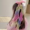 Accesorios para el cabello de niña estilo coreano con lazo Pasador para el cabello Clip para la cabeza de Elsa para niños Pasador de cinta de la serie Princesa para niñas pequeñas