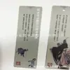 Etiqueta Colgante de Plástico PP Marcador de Libros Etiqueta Colgante de PVC Impresión a Color Etiqueta Colgante Libros de Biblioteca Marcador de Promoción del Conocimiento