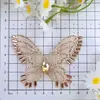 Pinzas Europeas y Americanas de Venta Caliente con Alas de Ángel de Pedrería para Novias, Accesorios para el Cabello, Flores para Zapatos, Accesorios para Ropa, Fábrica Mayorista de Origen