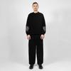 Nuevo Suéter de Punto Hip Hop Streetwear para Hombre Estampado Gótico Pulóver Otoño Harajuku Suéteres Masculinos