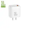 Cargador USB Individual de Dedo Gordo Carga Rápida QC3.0 Cargador de Teléfono Móvil Adaptador de Corriente 5V3A Estándares Europeo, Americano y Británico