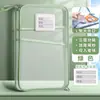 Bolsa de classificação de assunto de abertura grande tipo L, bolsa de arquivo de malha, tipo zíper, alunos do ensino fundamental, carregando bolsa de livros, exame de classificação de assunto