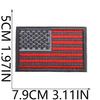 Día Aullador Parche de Tela Bordado Bandera Americana Parche de Moral para Aficionados Militares Parche para Chaqueta Vestido Etiqueta Bordada de Piloto Planchado