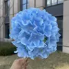 Flor de Hortensia Artificial de Tallo Único de 20 cm con Estampado de Colores para Boda y Decoración del Hogar al por Mayor
