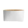 Solo se vende la bolsa interior - Bolsa exterior no incluidaBolsa de almacenamiento ligera tipo hobo de papel Dupont Longchamp con diseño estructurado
