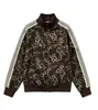 Chaqueta corta retro americana Cleanfit con estampado de leopardo, chaqueta deportiva a rayas de otoño para hombre, atuendo de pareja, chaqueta de béisbol