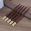 Palitos de Bambu de Alta Qualidade para Uso Doméstico 2024 Novo Estilo Antiderrapantes Palitos Chineses Palitos Estilo Ins para Família