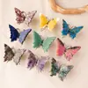 Ornamentos Borboleta de Pedra Bruta de Cristal Natural Transfronteiriços Asas Esculpidas à Mão Artesanato de Borboleta Decoração de Casa e Escritório Presentes