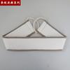 Cinturón Largo de Lino Rayado Natural Lino Rayado Tiras para la Espalda Poliéster Toalla Fina Algodón Lino Toalla de Baño