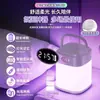 Nueva lámpara de escritorio inteligente, luz nocturna controlada por control remoto, batería de muy larga duración, reloj, lámpara de noche, luz de emergencia recargable, luz exterior