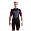 Traje de baño para adultos para hombre y mujer, de secado rápido para otoño, protector solar, de manga corta, dos piezas, para playa, surf y snorkel, cálido