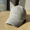 Gorra de Béisbol Bordada con Letras 2026, de Tela Suave para Mujer, Gorra Lavada Rosa de Color Degradado para Primavera y Verano que Hace que la Cara se Vea Más Pequeña