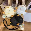 Bolso bandolera de estilo japonés para mujer 2025 Nuevo Lindo pollito Bolso para teléfono Versátil Bolso cuadrado pequeño Bolso de hombro para estudiante Moderno