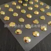 Adesivos de diamante redondos banhados a ouro acrílico grão único autoadesivo strass banhado a ouro grão único adesivo Adesivos Diamond DIY