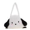 Bolsa de Mão Fofa Estilo Japonês Filhote de Cachorro 2023 Novo Estilo Contraste de Cores Distintivo Bolsa de Ombro Doce Boneca de Menina Bolsa de Lona para Mulheres