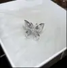Anillo Abierto de Mariposa Líquida con Sentido de Diseño de Nicho para Estudiante Femenina, Tendencia Ins, Estilo Frío, Anillo de Dedo Personalizado