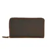 Explosões do TikTok Atualização e Aumento de Capacidade Bolsa de Mão Masculina em Couro Genuíno Couro Crazy Horse Porta-Cigarros Celular Carteira Clutch Peça Única