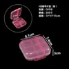 Caixa de Armazenamento para Nail Art com 8 Compartimentos Caixa de Remédios Caixa Dispensadora de Remédios Portátil Caixa Selada para Três Refeições por Dia Pílulas Comprimidos Caixa Dispensadora de Pílulas