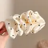 Pinza de Plátano de Tela Plegada para el Cabello para Mujeres 2025 Nuevo Estilo de Moda de Alta Gama Clip para la Parte Posterior de la Cabeza Tocado Accesorios para el Cabello