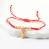 2026 Año del Caballo Modelo Nuevo Festival del Bote del Dragón Cuerda Colorida Cara Sonriente Pequeño Zongzi Pulsera Tejida para Adultos y Niños Festival del Bote del Dragón Pequeño Regalo