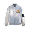 Nova Jaqueta de Baseball Retro Americana Outono Jack Chuan Yang Bordada Estilo Casal Fashionável e Versátil