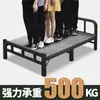 Cama plegable, cama sencilla, cama portátil de acompañante, cama para siesta en la oficina, cama individual económica para viviendas de alquiler, cama sencilla estilo militar