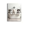Amazon Transfronterizo Bañera Linda para Mascotas Divertida Decoración de Pared para Baño Pintura Mural de Alta Gama Minimalista Moderno Impermeable Pintura Colgante