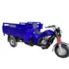 Canteiro de obras motocicleta a gasolina Triciclo basculante agrícola Carrinho de três rodas para transporte em canteiro de obras