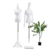 Accesorios para Maquetas de Vestidos de Novia, Escaparate de Tienda de Ropa Femenina, Maniquí de Cuerpo Entero Blanco y Negro, Soporte de Exhibición para Vestidos