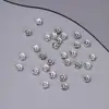 Xizang Coração Prateado Flor DIY Feito à Mão Pulseira Colar Liga Prata Contas Espaçadoras Acessórios Material Acessórios Prata Miao