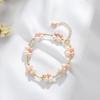 Pulseira de Pérolas de Água Doce Badu Design de Nicho Trançado Elegante Ins Melhor Amiga Simples Estudante Pulseira de Alto Padrão